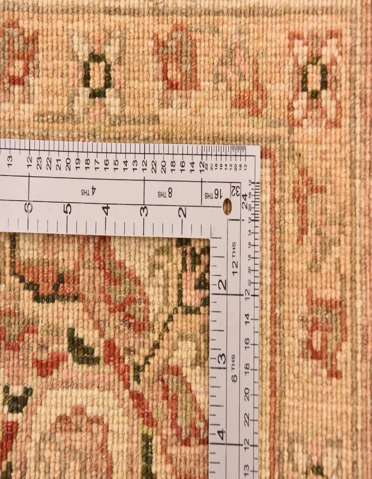 Detail image of  8' 2 x 11'  Hand Knotted Peshawar Ziegler Rug