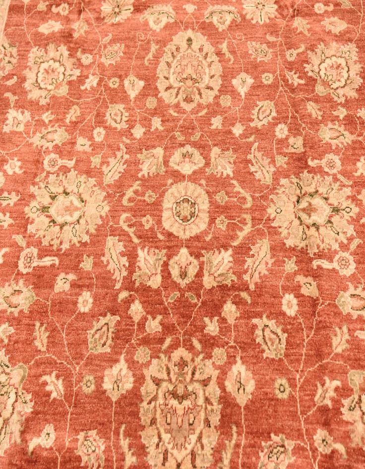 Detail image of  8' 2 x 11'  Hand Knotted Peshawar Ziegler Rug