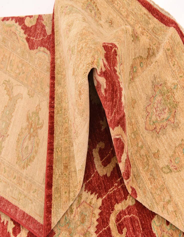 Detail image of  8' 3 x 11' 3  Hand Knotted Peshawar Ziegler Rug