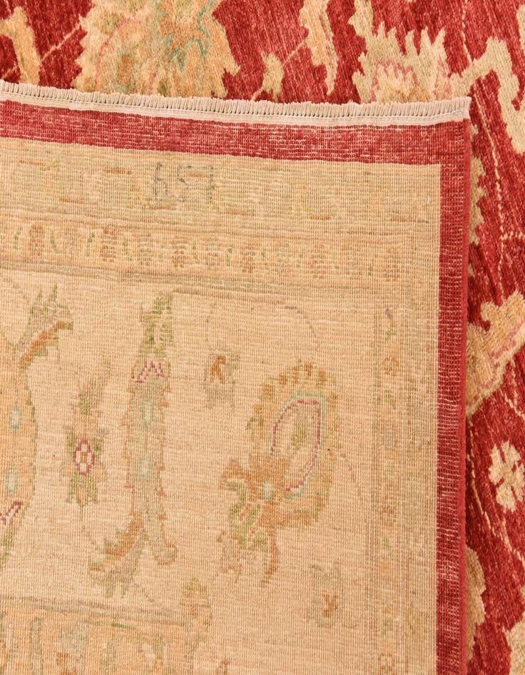 Detail image of  8' 3 x 11' 3  Hand Knotted Peshawar Ziegler Rug