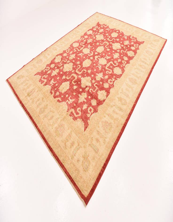 Detail image of  8' 3 x 11' 3  Hand Knotted Peshawar Ziegler Rug