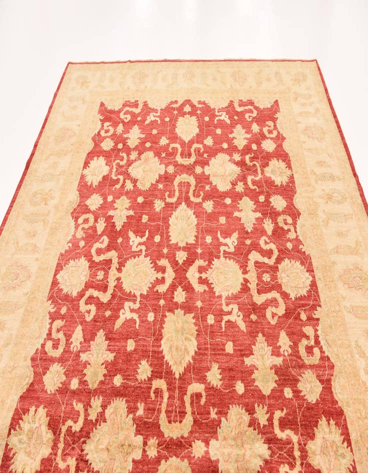 Detail image of  8' 3 x 11' 3  Hand Knotted Peshawar Ziegler Rug