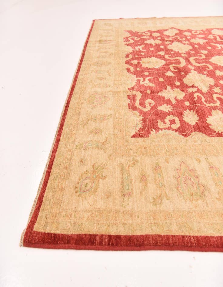 Detail image of  8' 3 x 11' 3  Hand Knotted Peshawar Ziegler Rug