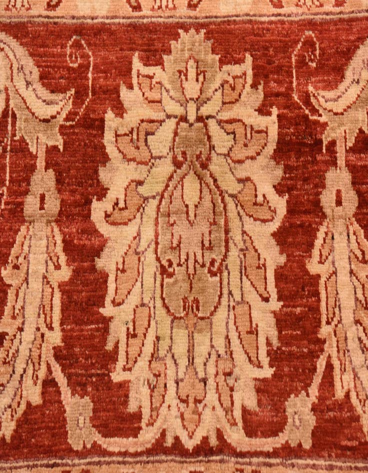 Detail image of  10' 11 x 14' 9  Hand Knotted Peshawar Ziegler Rug
