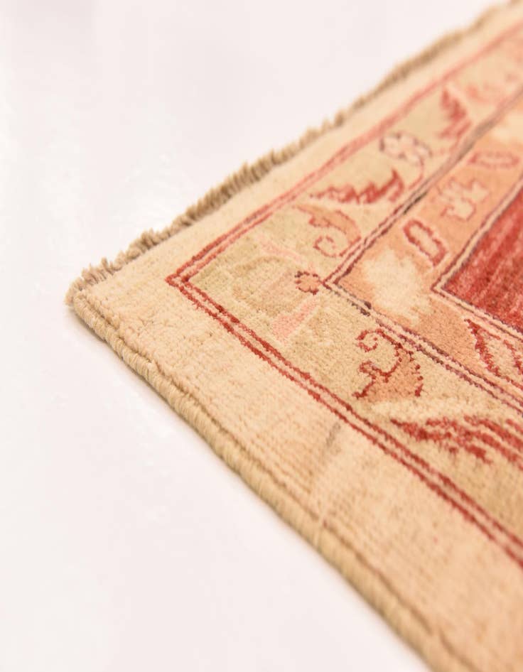 Detail image of  10' 11 x 14' 9  Hand Knotted Peshawar Ziegler Rug