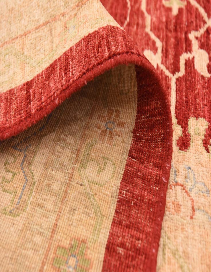 Detail image of  10' 2 x 16' 1  Hand Knotted Peshawar Ziegler Rug