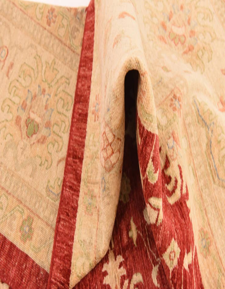 Detail image of  10' 2 x 16' 1  Hand Knotted Peshawar Ziegler Rug