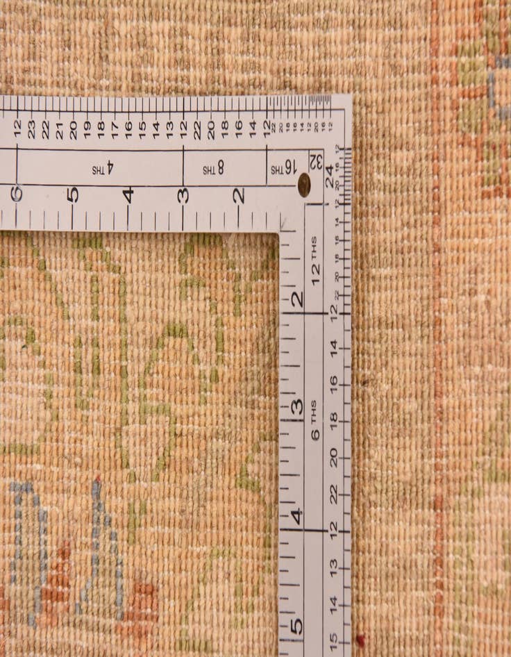 Detail image of  10' 2 x 16' 1  Hand Knotted Peshawar Ziegler Rug