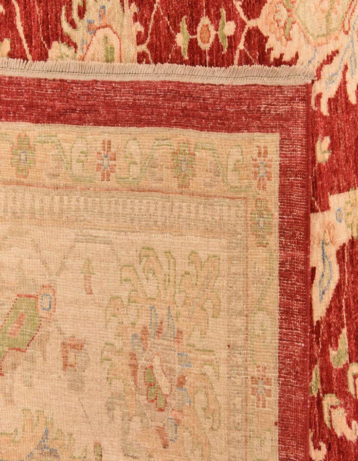 Detail image of  10' 2 x 16' 1  Hand Knotted Peshawar Ziegler Rug