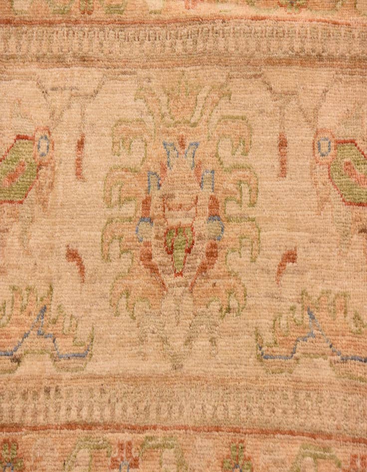 Detail image of  10' 2 x 16' 1  Hand Knotted Peshawar Ziegler Rug