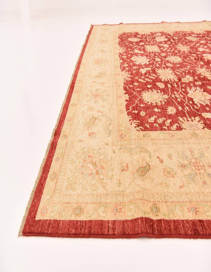 Detail image of  10' 2 x 16' 1  Hand Knotted Peshawar Ziegler Rug