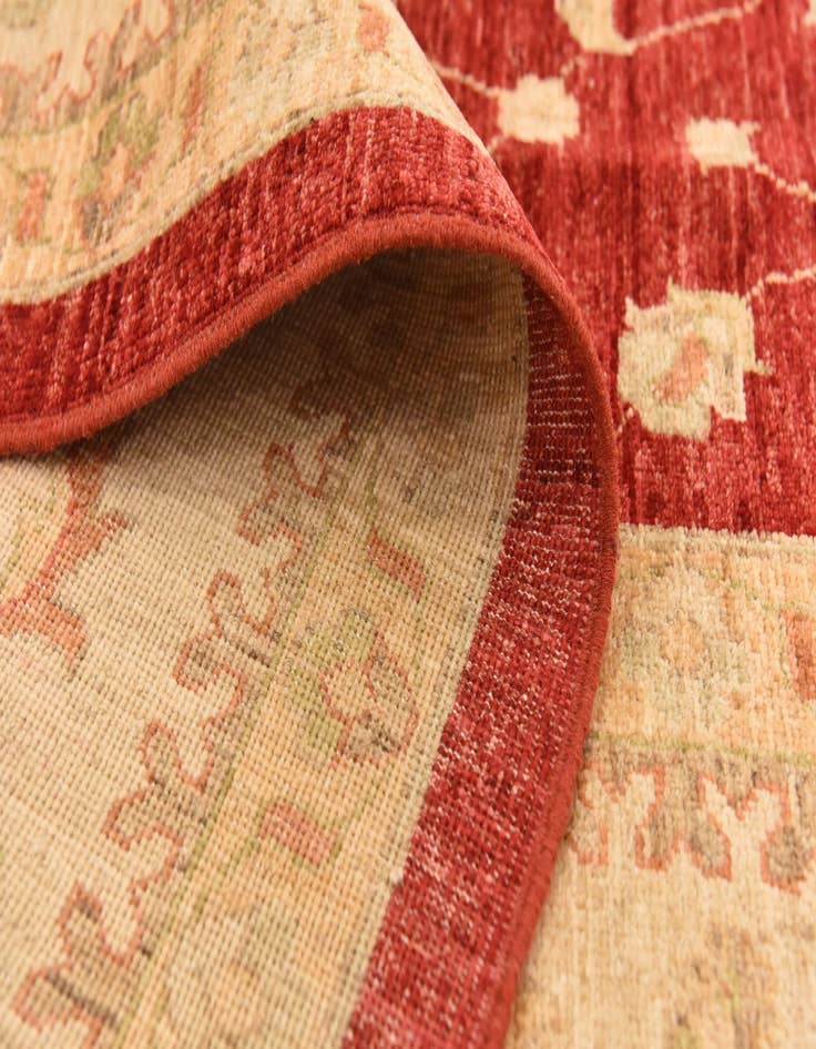 Detail image of  10' x 12' 11  Hand Knotted Peshawar Ziegler Rug