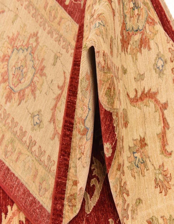 Detail image of  10' x 12' 11  Hand Knotted Peshawar Ziegler Rug