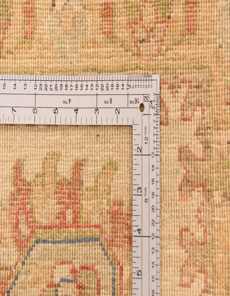 Detail image of  10' x 12' 11  Hand Knotted Peshawar Ziegler Rug