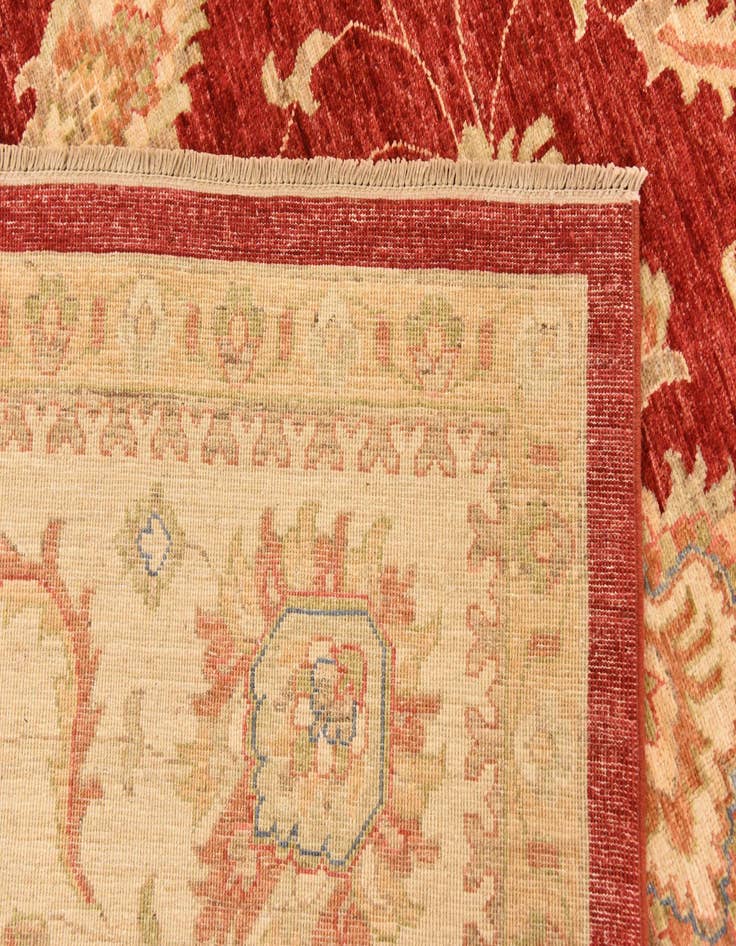 Detail image of  10' x 12' 11  Hand Knotted Peshawar Ziegler Rug