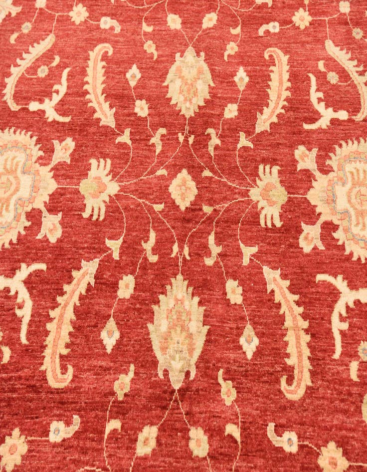 Detail image of  10' x 12' 11  Hand Knotted Peshawar Ziegler Rug
