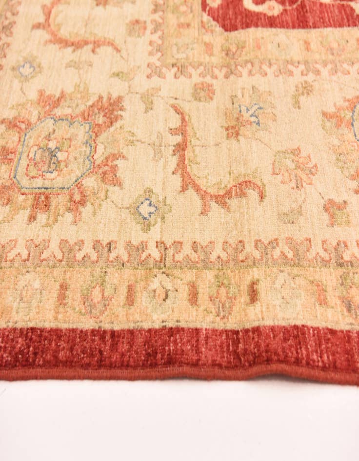 Detail image of  10' x 12' 11  Hand Knotted Peshawar Ziegler Rug