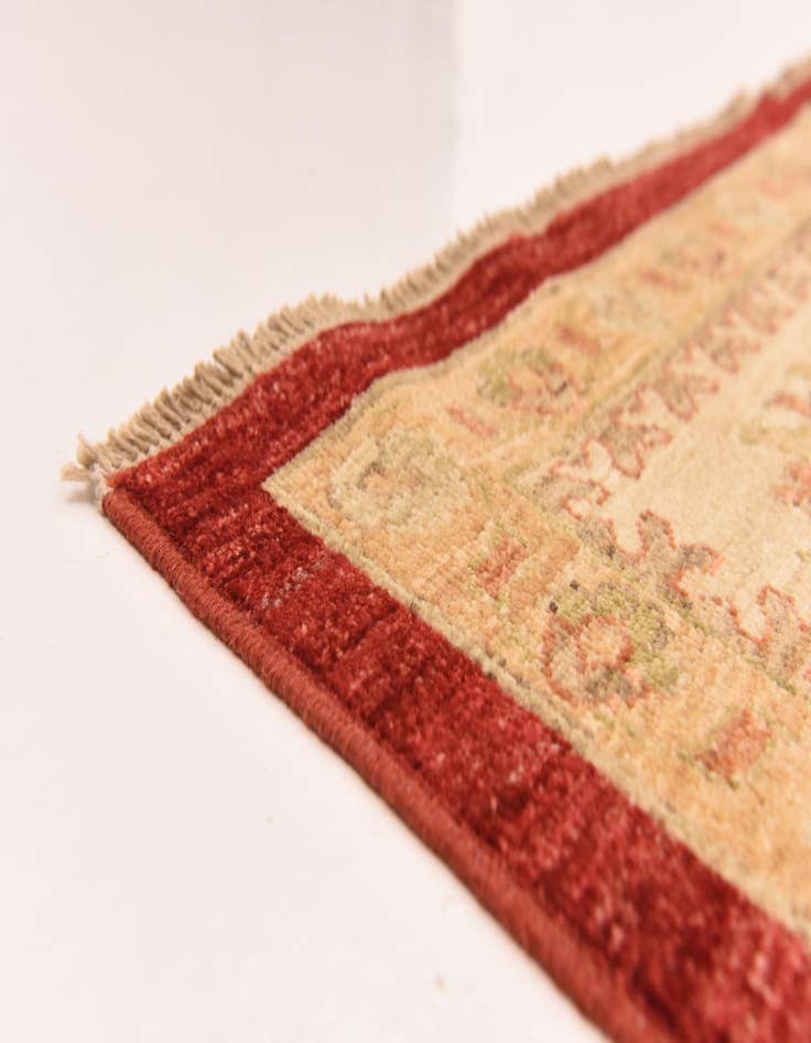 Detail image of  10' x 12' 11  Hand Knotted Peshawar Ziegler Rug