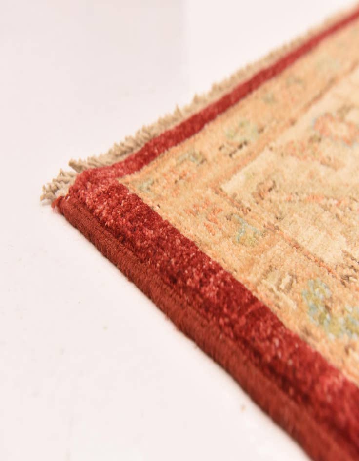 Detail image of  8' 4 x 11' 7  Hand Knotted Peshawar Ziegler Rug