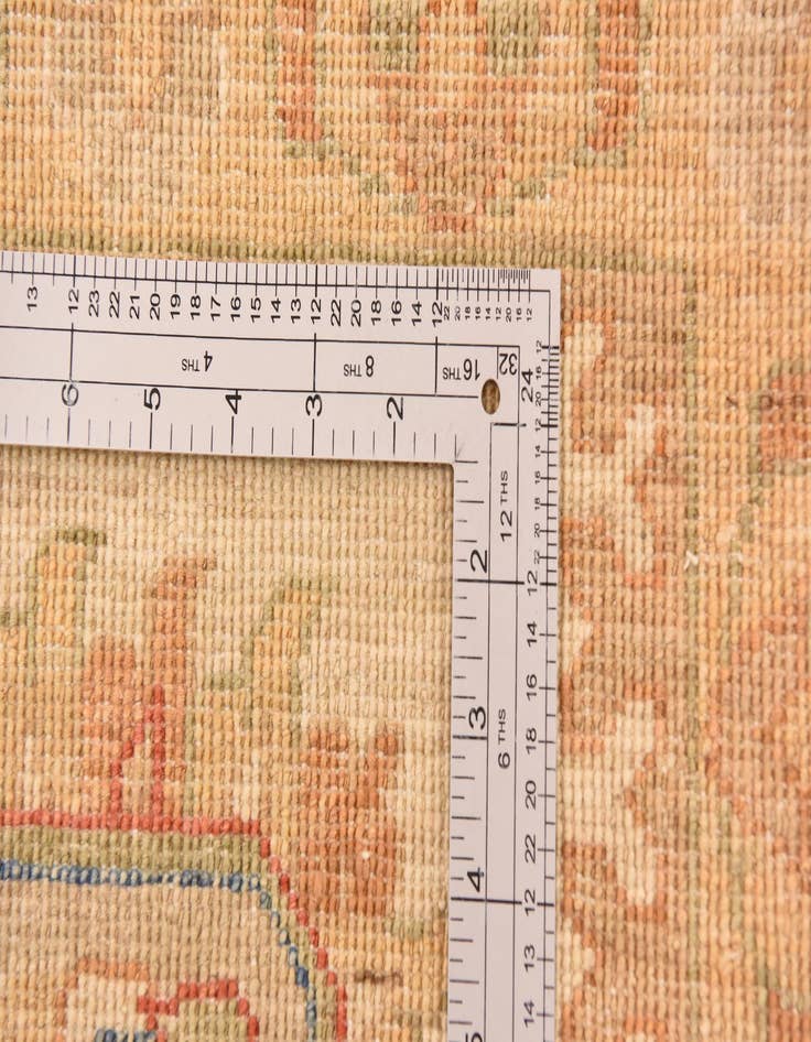 Detail image of  10' x 12' 10  Hand Knotted Peshawar Ziegler Rug