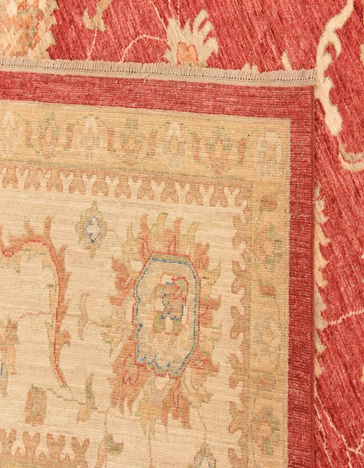 Detail image of  10' x 12' 10  Hand Knotted Peshawar Ziegler Rug
