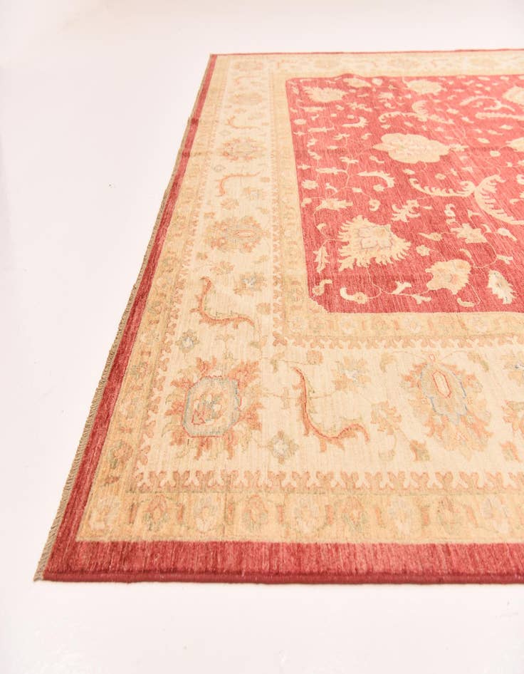 Detail image of  10' x 12' 10  Hand Knotted Peshawar Ziegler Rug