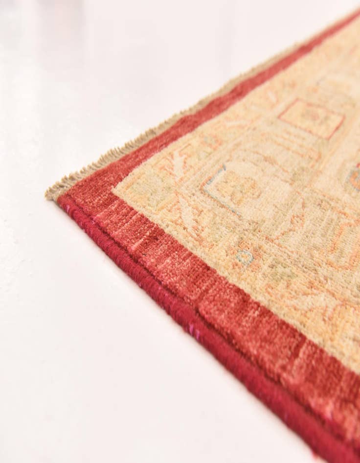 Detail image of  10' x 13'  Hand Knotted Peshawar Ziegler Rug