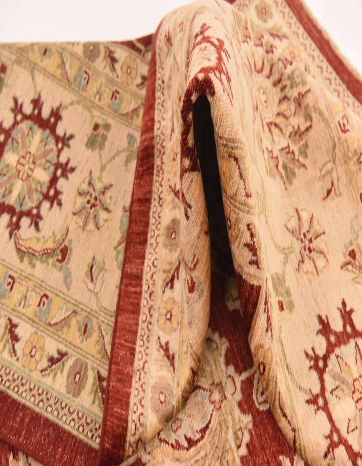 Detail image of  13' 4 x 17' 2  Hand Knotted Peshawar Ziegler Rug