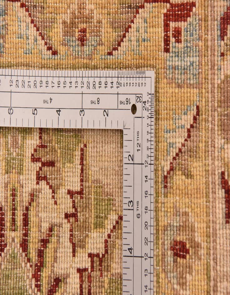 Detail image of  13' 4 x 17' 2  Hand Knotted Peshawar Ziegler Rug