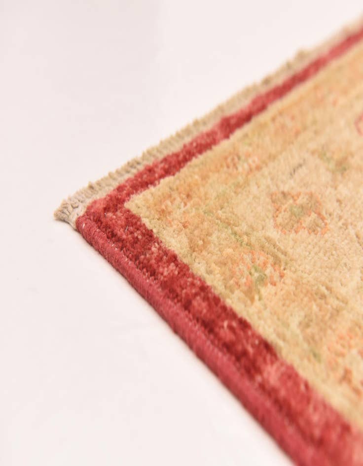 Detail image of  6' 9 x 9' 9  Hand Knotted Peshawar Ziegler Rug