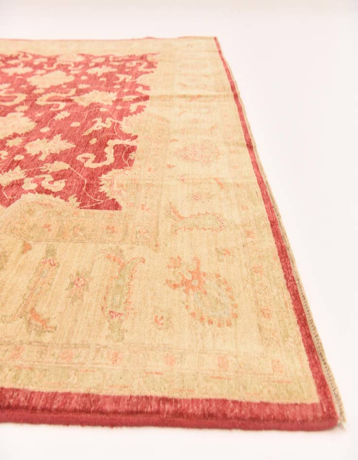 Detail image of  8' 3 x 11' 5  Hand Knotted Peshawar Ziegler Rug