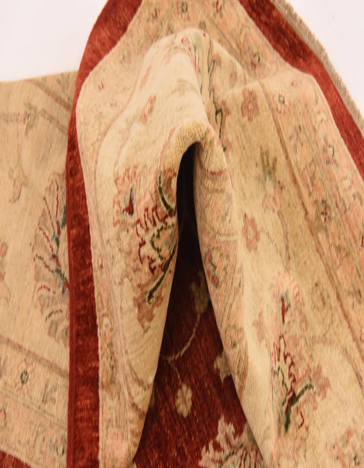 Detail image of  11' 5 x 16'  Hand Knotted Peshawar Ziegler Rug