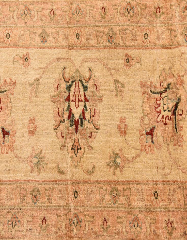 Detail image of  11' 5 x 16'  Hand Knotted Peshawar Ziegler Rug