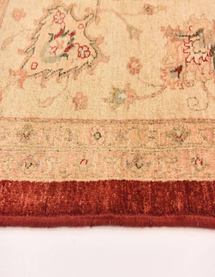 Detail image of  11' 5 x 16'  Hand Knotted Peshawar Ziegler Rug