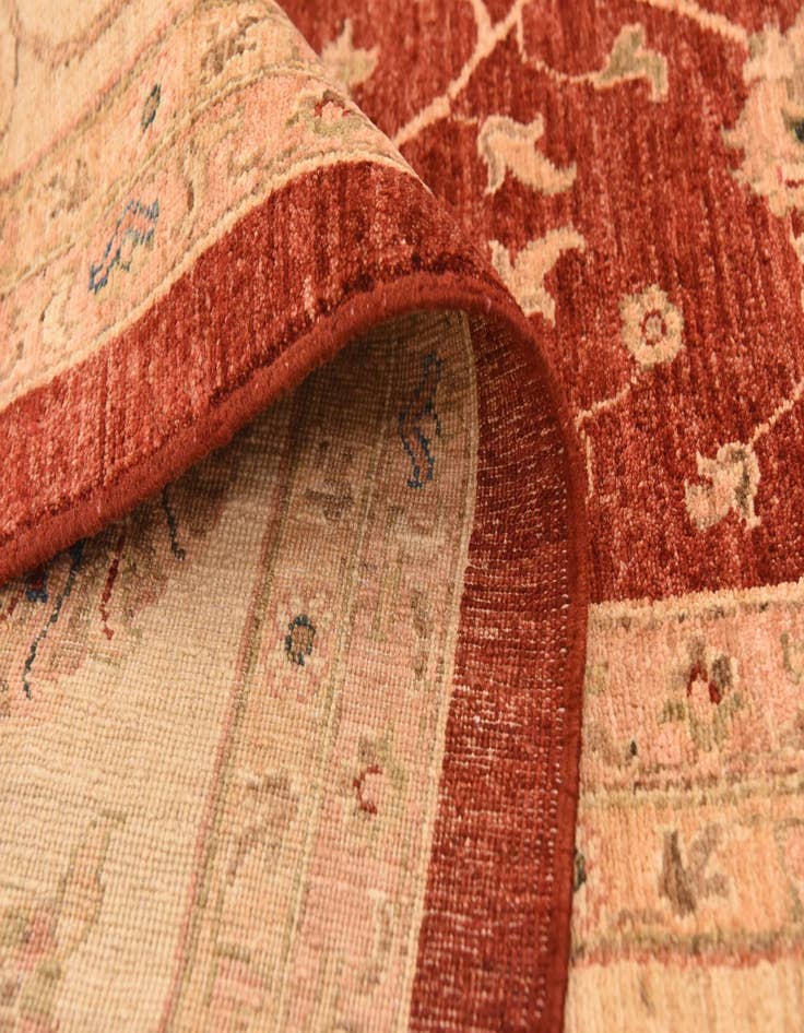 Detail image of  11' 5 x 16'  Hand Knotted Peshawar Ziegler Rug