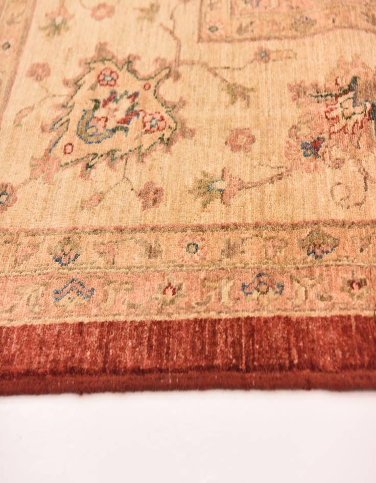 Detail image of  11' 5 x 16'  Hand Knotted Peshawar Ziegler Rug