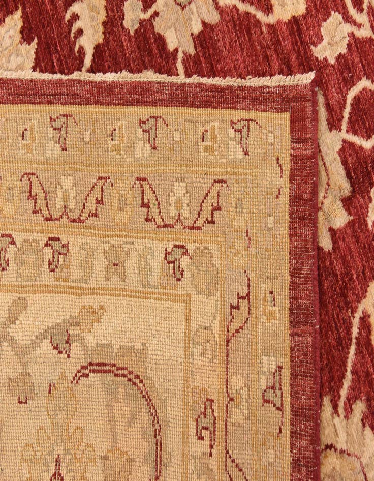 Detail image of  12' x 18' 6  Hand Knotted Peshawar Ziegler Rug