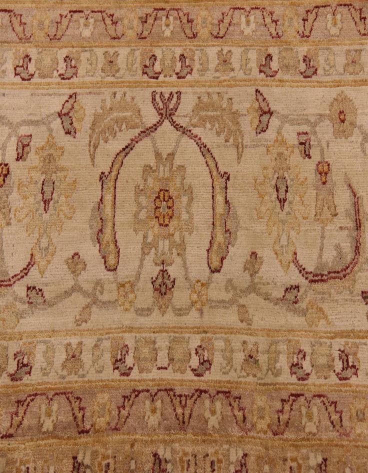 Detail image of  12' x 18' 6  Hand Knotted Peshawar Ziegler Rug