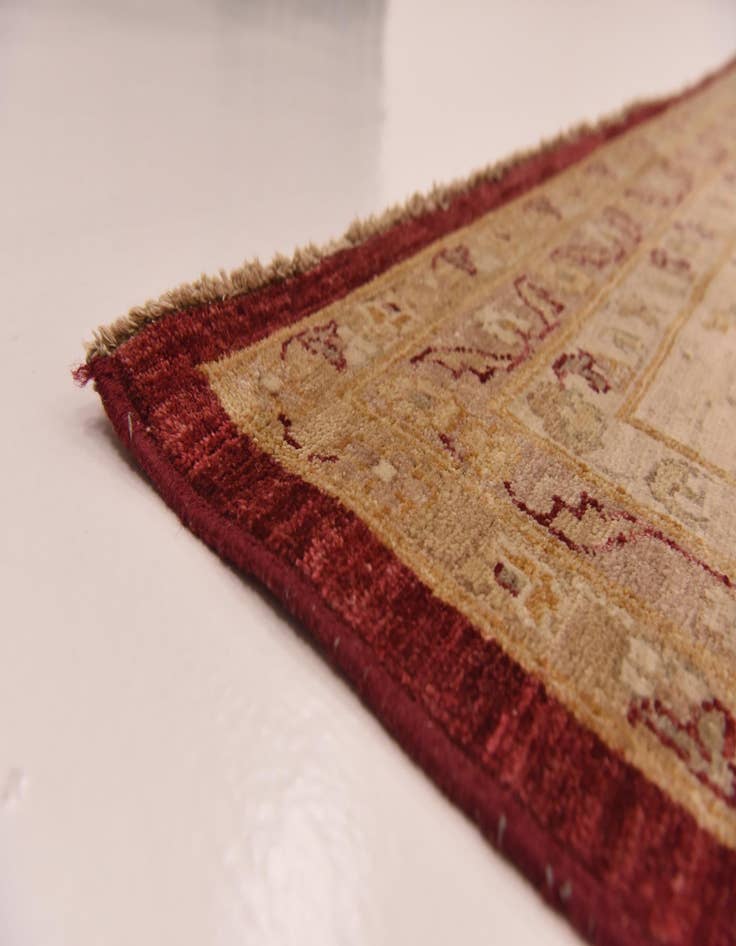 Detail image of  12' x 18' 6  Hand Knotted Peshawar Ziegler Rug