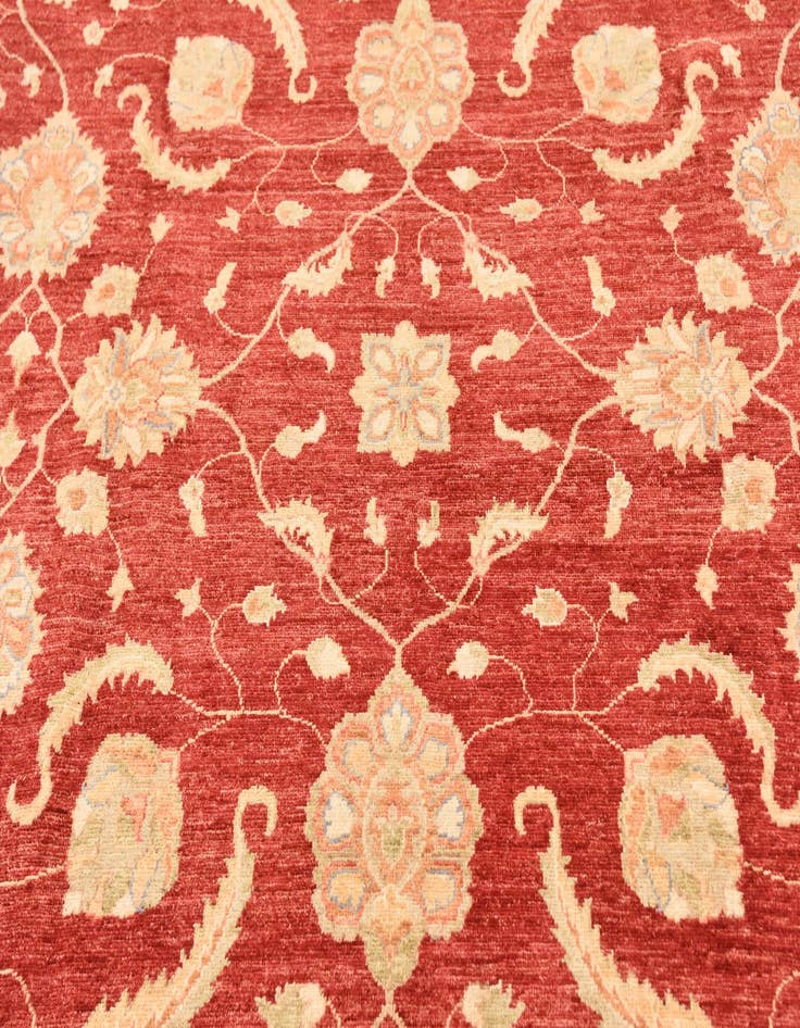 Detail image of  8' 3 x 9' 10  Hand Knotted Peshawar Ziegler Rug