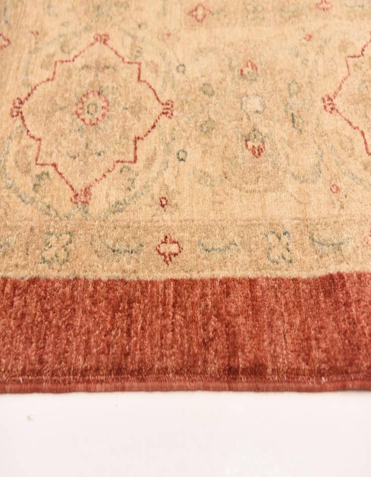 Detail image of  10' x 13'  Hand Knotted Peshawar Ziegler Rug