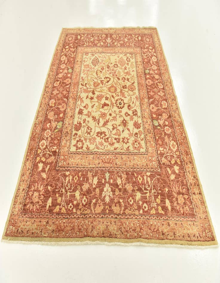 Detail image of  6' 8 x 8' 1  Hand Knotted Peshawar Ziegler Rug