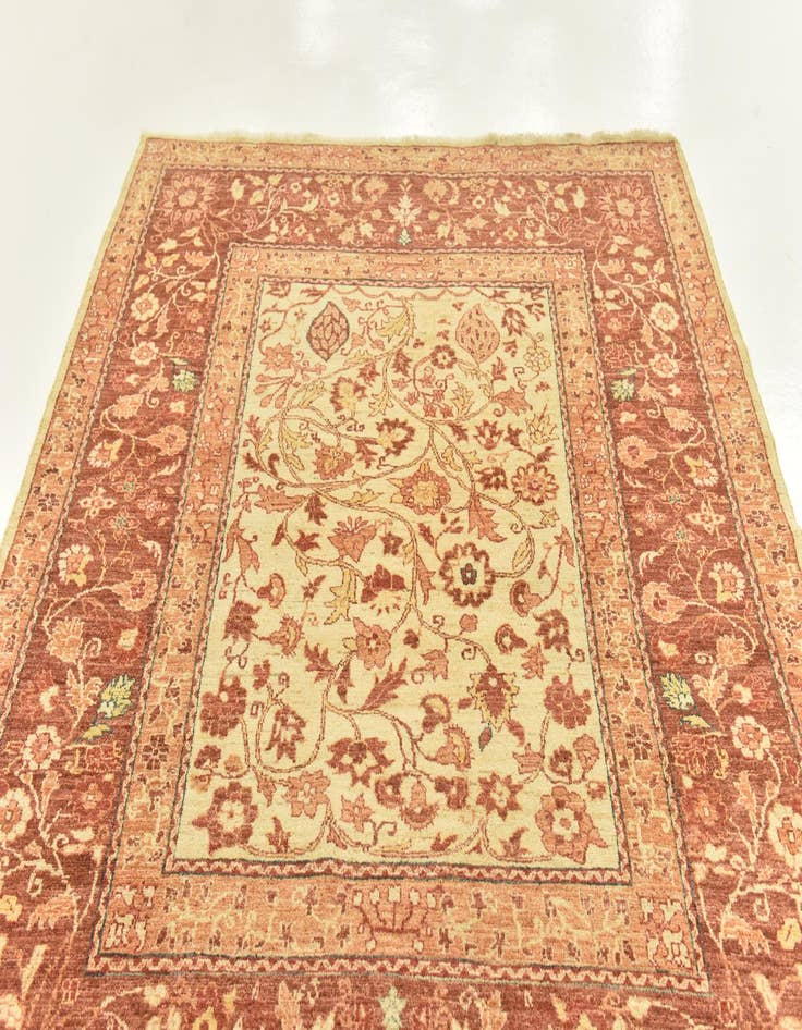 Detail image of  6' 8 x 8' 1  Hand Knotted Peshawar Ziegler Rug