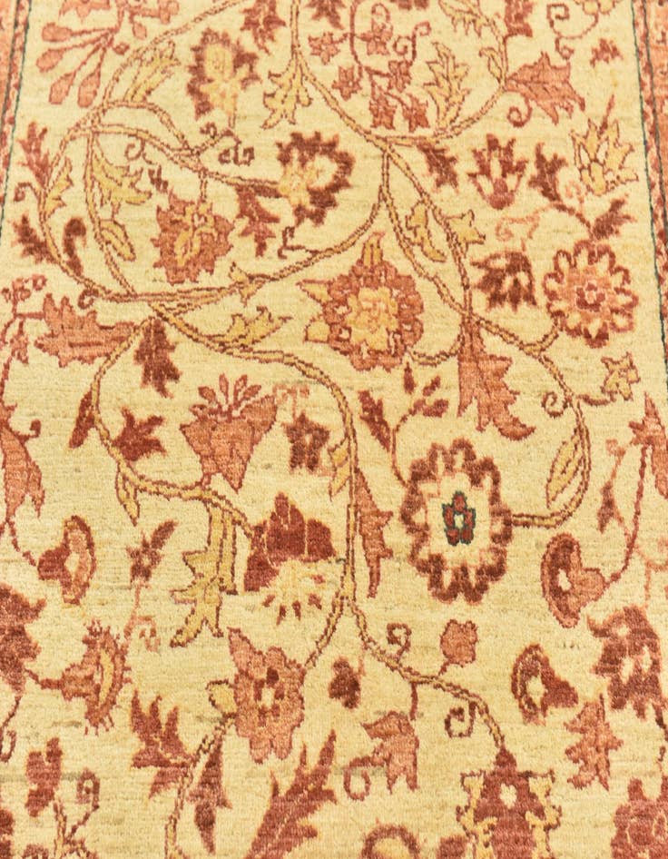 Detail image of  6' 8 x 8' 1  Hand Knotted Peshawar Ziegler Rug