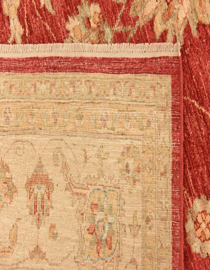 Detail image of  8' 7 x 9' 10  Hand Knotted Peshawar Ziegler Rug