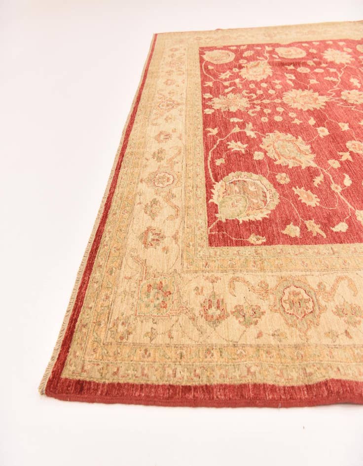 Detail image of  8' 7 x 9' 10  Hand Knotted Peshawar Ziegler Rug