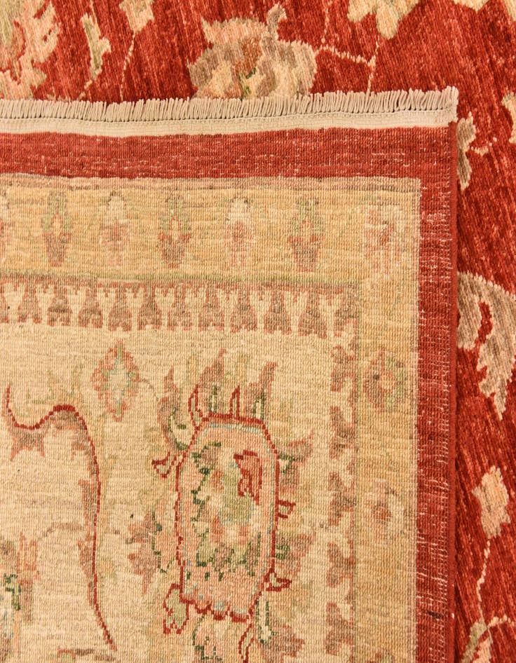 Detail image of  8' 3 x 9' 8  Hand Knotted Peshawar Ziegler Rug