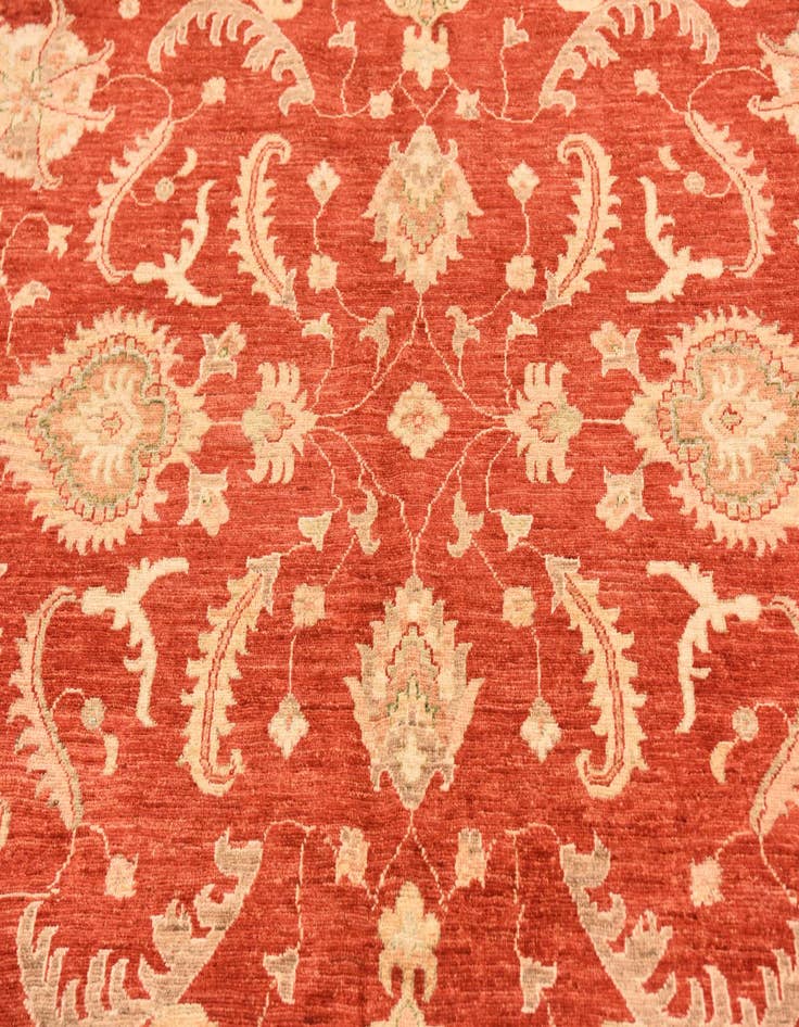 Detail image of  8' 3 x 9' 8  Hand Knotted Peshawar Ziegler Rug