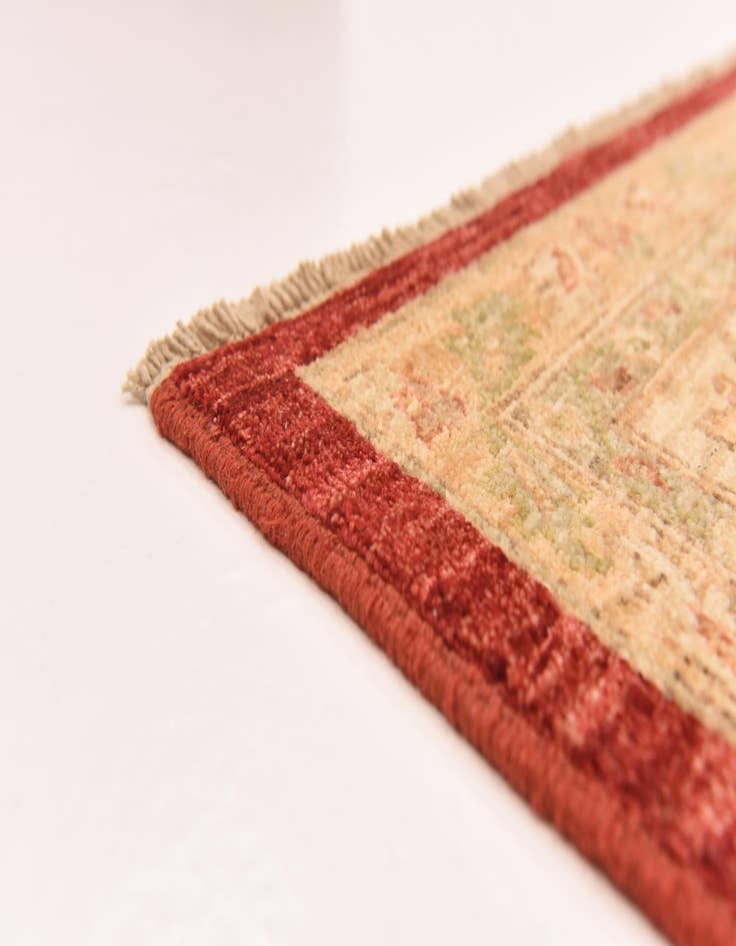 Detail image of  8' 5 x 9' 9  Hand Knotted Peshawar Ziegler Rug