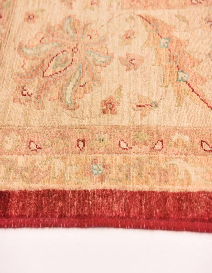 Detail image of  10' 3 x 12' 8  Hand Knotted Peshawar Ziegler Rug